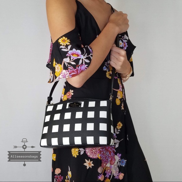 Kate spade Millie grove street pop check crossbody - Picture 2 of 8